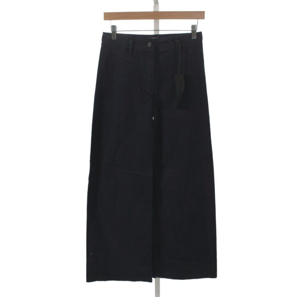 Nili Lotan Womens Chino Pants Black Button Closure Size 00
